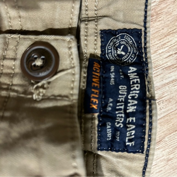 American Eagle Tan Active Flex Skinny Pants 36x32 - Picture 7 of 7